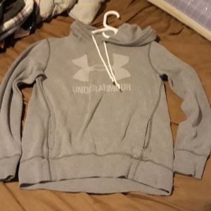 Grey under armour hoodie